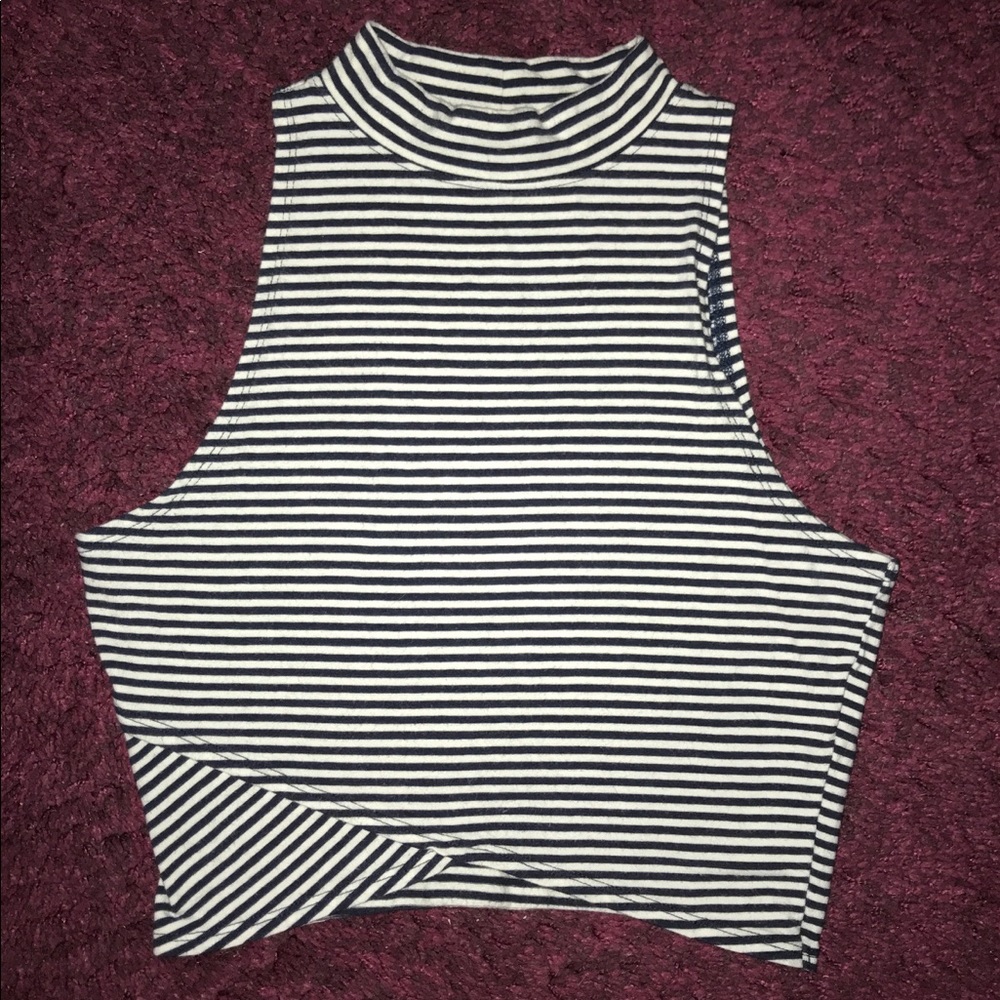 Hollister Striped Crop Top